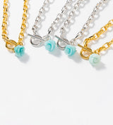 【数量限定】 LINK CHAIN ROSE CHARM BRACELET