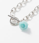 【数量限定】 LINK CHAIN ROSE CHARM BRACELET