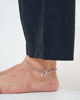 LINK CHAIN PEARL CHARM ANKLET