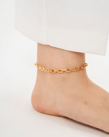 LINK CHAIN PEARL CHARM ANKLET