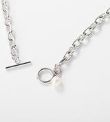 LINK CHAIN PEARL CHARM ANKLET