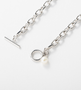 LINK CHAIN PEARL CHARM ANKLET
