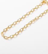 SMALL LINK CHAIN PEARL CHARM ANKLET