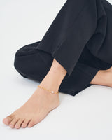 LINK CHAIN PEARL SETTING ANKLET