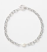 LINK CHAIN PEARL SETTING ANKLET