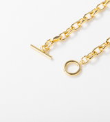 LINK CHAIN PEARL SETTING ANKLET