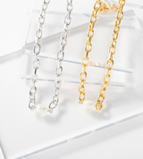 LINK CHAIN PEARL SETTING ANKLET