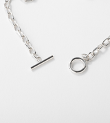 SMALL LINK CHAIN PEARL SETTING ANKLET