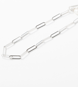 SQUARE CHAIN PEARL CHARM ANKLET