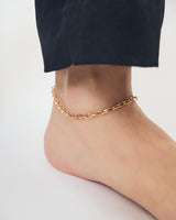 LINK CHAIN END PEARL ANKLET