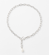 LINK CHAIN END PEARL ANKLET