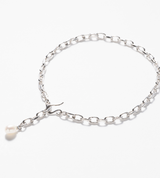 LINK CHAIN END PEARL ANKLET