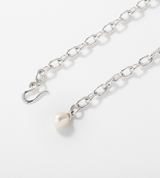LINK CHAIN END PEARL ANKLET