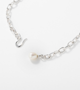 LINK CHAIN END PEARL ANKLET