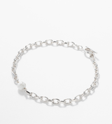 LINK CHAIN STONE SETTING ANKLET