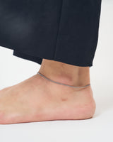 STAINLESS CURVED CHAIN ANKLET