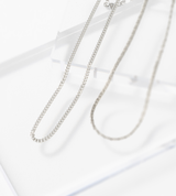 STAINLESS CURVED CHAIN ANKLET