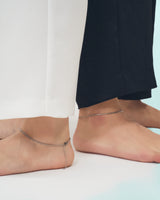 STAINLESS OVAL CHAIN ANKLET