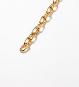 LINK CHAIN SMALL PIERCED EARRING(SINGLE)