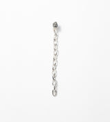 LINK CHAIN SMALL PIERCED EARRING(SINGLE)