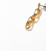 LARGE LINK CHAIN PIERCED EARRING