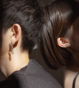 LARGE LINK CHAIN PIERCED EARRING