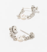 STATION I PEARL PIERCED EARRING(PAIR)