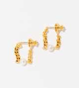 STATION I PEARL PIERCED EARRING(PAIR)
