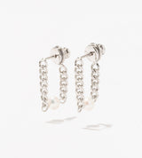 STATION I PEARL PIERCED EARRING(PAIR)