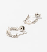 STATION I PEARL PIERCED EARRING(PAIR)
