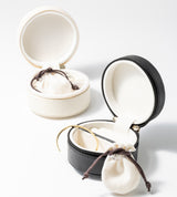 JEWELRY POUCH BLACK (CIRCLE)