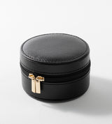 JEWELRY POUCH BLACK (CIRCLE)