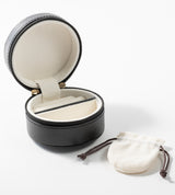 JEWELRY POUCH BLACK (CIRCLE)