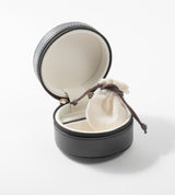 JEWELRY POUCH BLACK (CIRCLE)