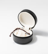 JEWELRY POUCH BLACK (CIRCLE)