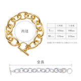 CHUNKY CHAIN PEARL BRACELET