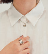 PEARL PLATE NECKLACE