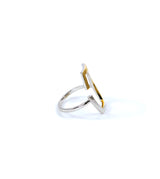 BICOLOR SQUARE RING