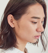 BAR PIERCED EARRING(SINGLE)