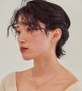 BICOLOR DOUBLE HOOP EARCUFF(SINGLE)