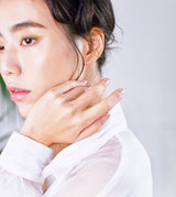 SOLITAIRE DIAMOND PIERCED EARRING(SINGLE)