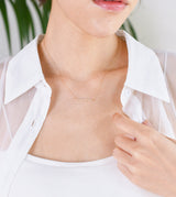 DIAMONDS LINE NECKLACE 【予約注文:11/03頃発送】