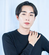 BICOLOR DOUBLE HOOP EARCUFF(SINGLE)