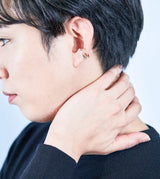 BICOLOR DOUBLE LINE EARCUFF(SINGLE)