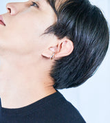 BICOLOR DOUBLE LINE EARCUFF(SINGLE)