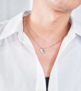 PEARL PLATE NECKLACE