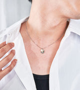 PEARL PLATE NECKLACE