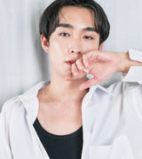 SILVER DIAMOND NECKLACE