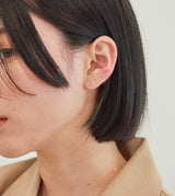 SOLITAIRE DIAMOND PIERCED EARRING(SINGLE)