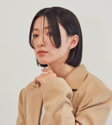 DIAMONDS LINE PIERCED EARRING(SINGLE)